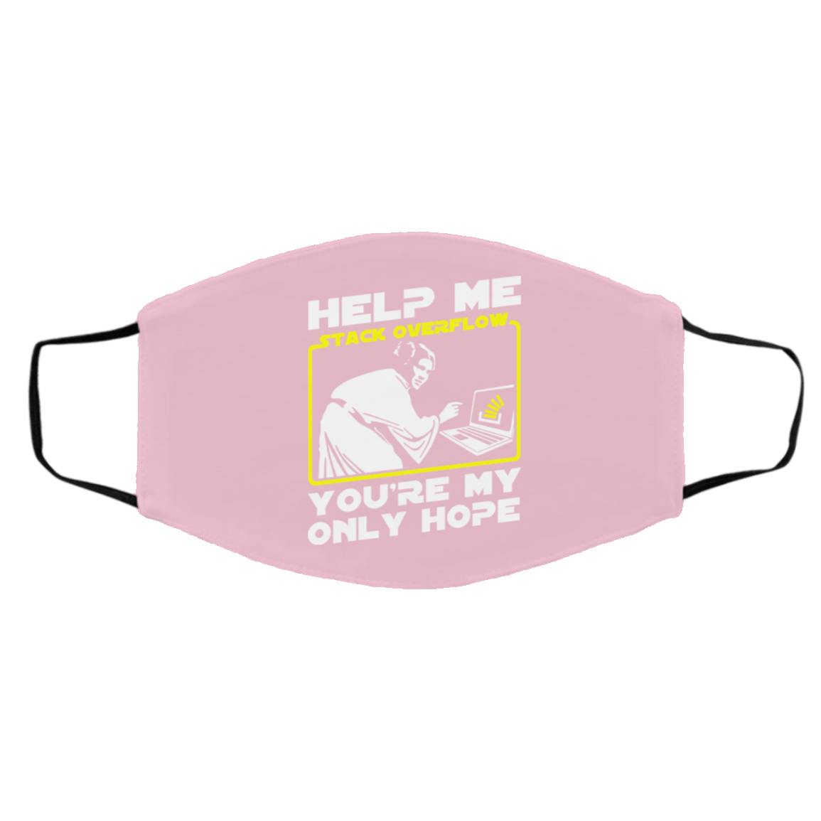 Help Me Stack Overflow You’re My Only Hope Face Mask