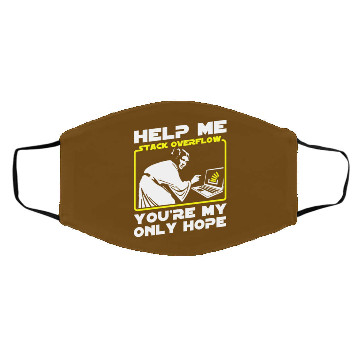 Help Me Stack Overflow You’re My Only Hope Face Mask