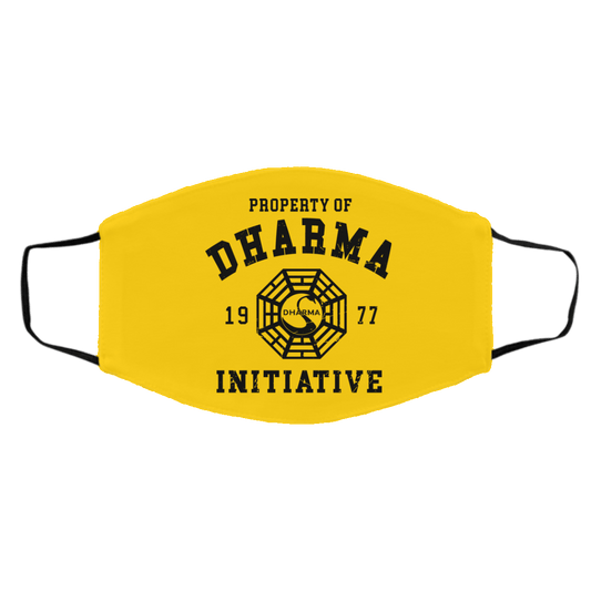 
	Property Of Dharma 1977 Initiative Face Mask