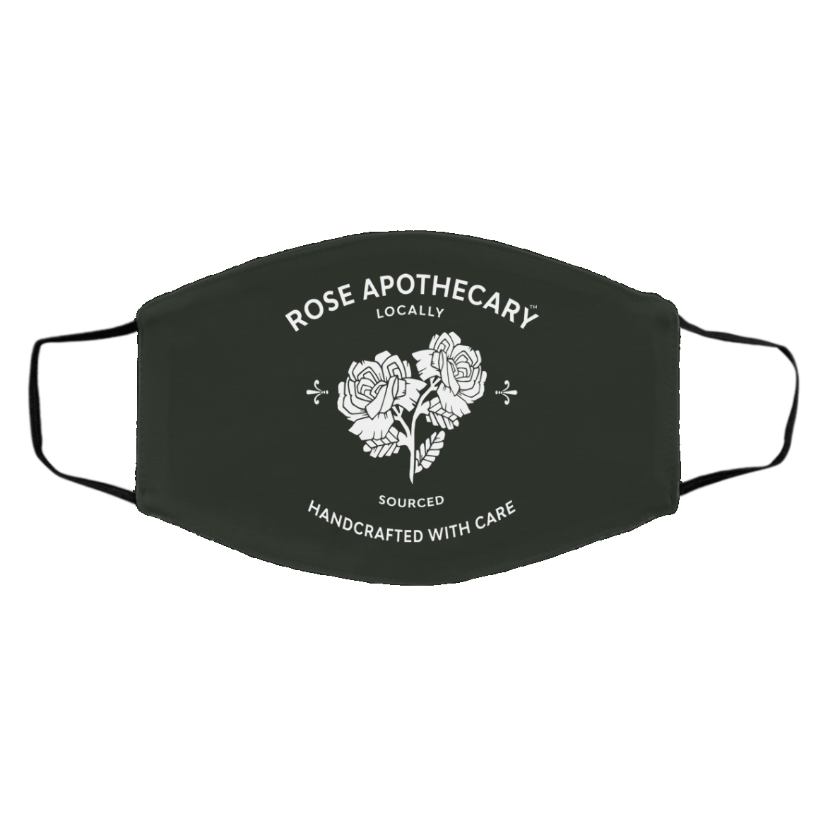 Rose Apothecary Locally Sourced Handcrafted With Care Face Mask
