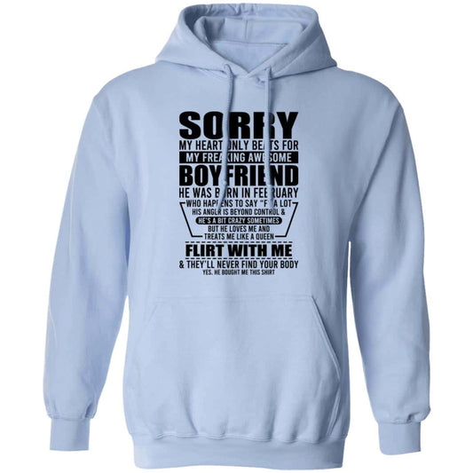 My Heart Only Beats For My Boyfriend Was Born In February
