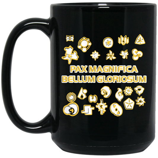 
	Duotone Faction Symbols Pax Magnifica Bellum Gloriosum Twilight Imperium Mug