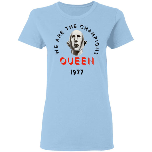 
	Queen We Are The Champions Queen 1977 Shirt, Hoodie, Tank