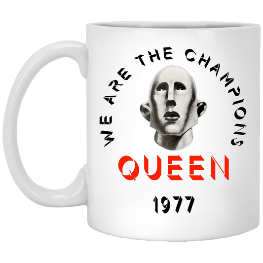
	Queen We Are The Champions Queen 1977 Mug