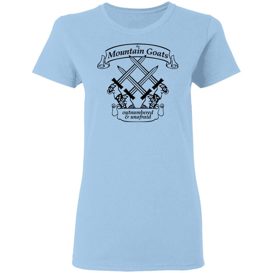 
	The Mountain Goats Outnumbered And Unafraid Shirt, Hoodie, Tank