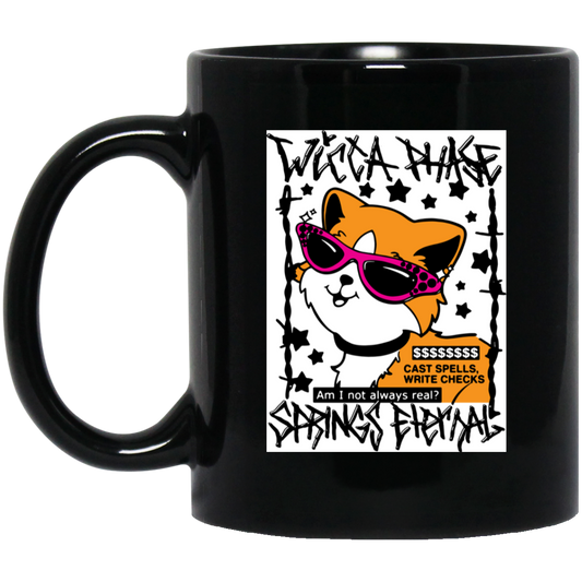 Wicca Phase Springs Eternal Cat Spells Mug