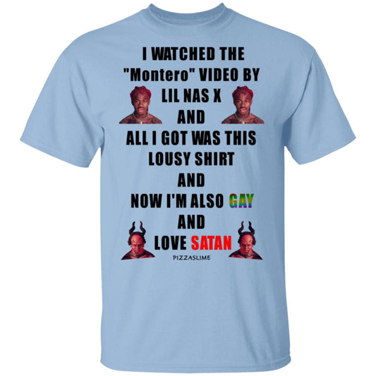 I Watched The Montero Video By Lil Nas X And All I Got Was This Lousy Shirt And Now I’m Also Gay And Love Satan Shirt, Hoodie, Tank