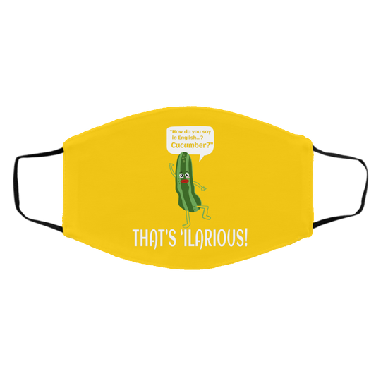 
	How Do You Say In English Cucumber That’s ‘ilarious Face Mask