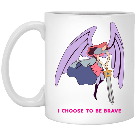 I Choose To Be Brave Queen Angella Mug
