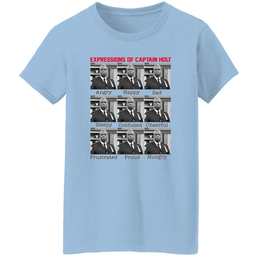 Expressions Of Captain Holt Shirt, Hoodie