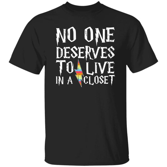 
	No One Deserves To Live In A Closet Harry Potter LGBT Shirt, Hoodie