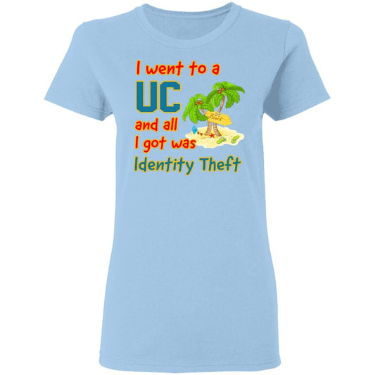 
	I Went To A UC And All I Got Was Identity Theft Shirt, Hoodie, Tank