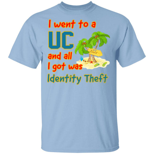 I Went To A UC And All I Got Was Identity Theft Shirt, Hoodie, Tank