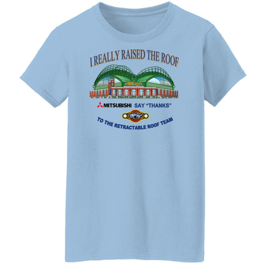 I Really Raised The Roof Mitsubishi Says Thanks To The Retractable Roof Team Shirt, Hoodie, Tank