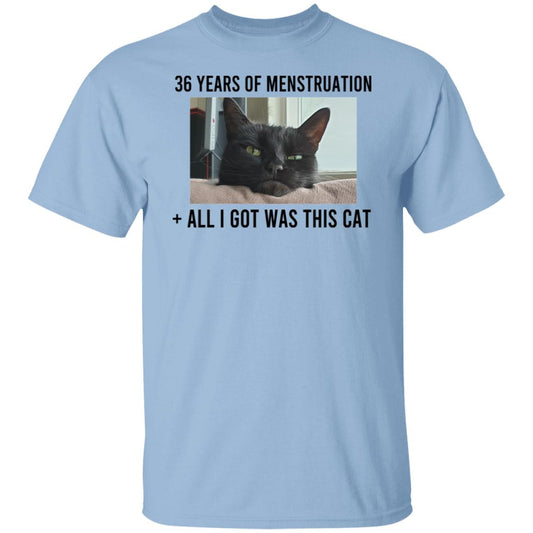 
	36 Years Of Menstruation All I Got Was This Cat Shirt, Hoodie, Tank