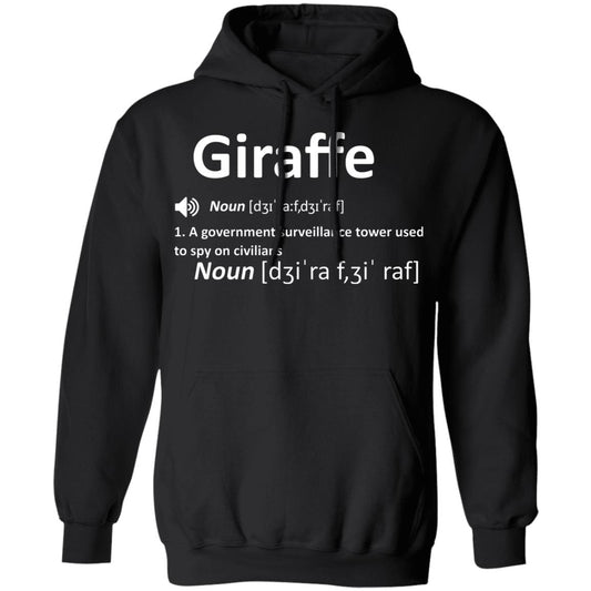 Giraffe Noun A Government Surveillance Tower Used To Spy On Civilians Shirt, Hoodie, Tank
