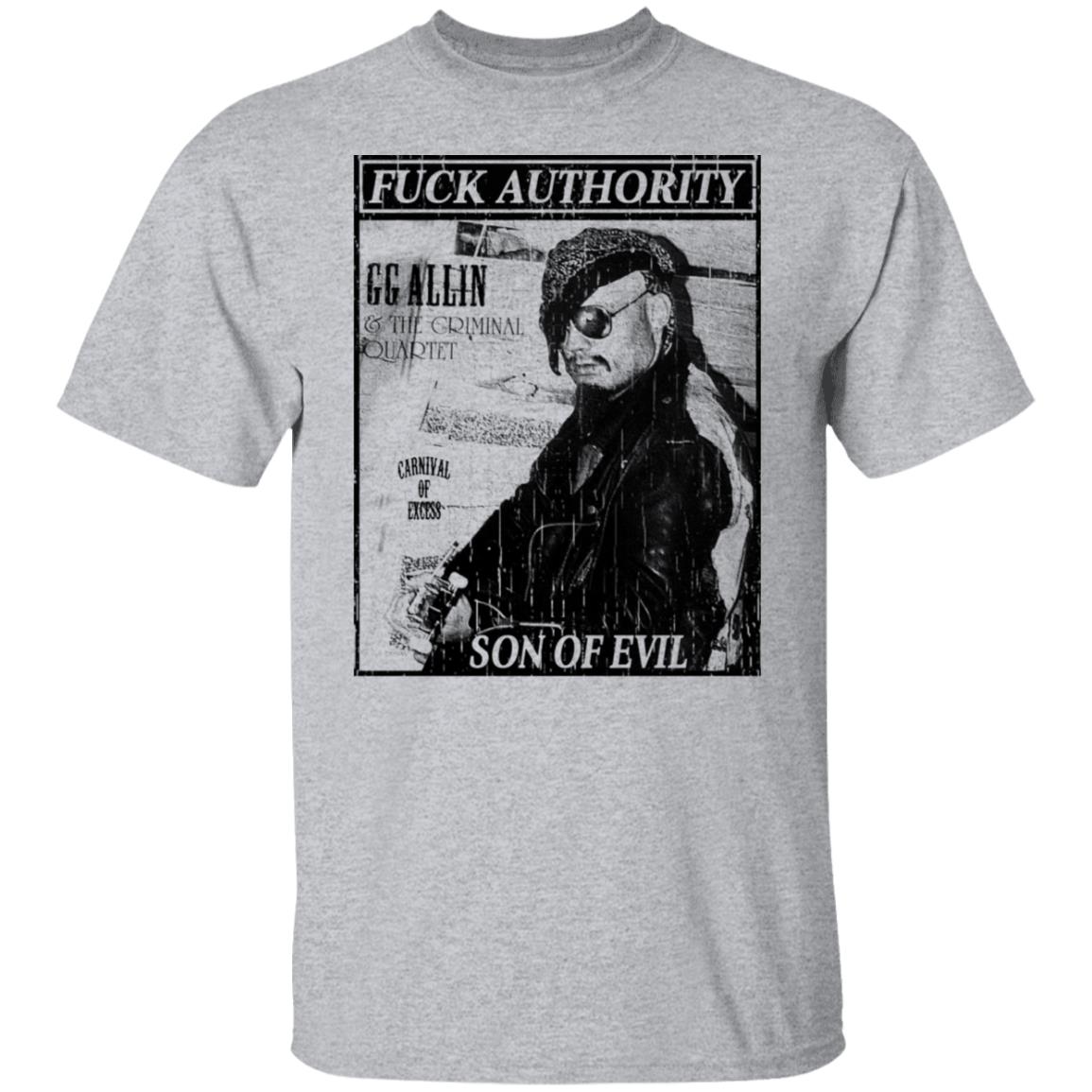 Fuck Authority Son Of Evil Shirt, Hoodie, Tank