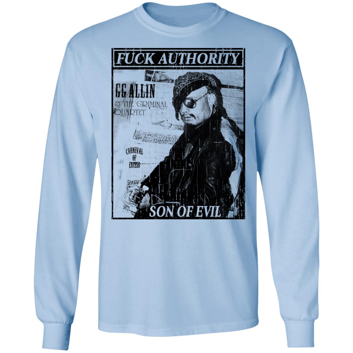 Fuck Authority Son Of Evil Shirt, Hoodie, Tank
