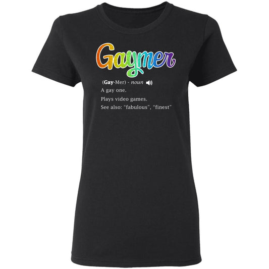 Gaymer Gaymer Noun A Gay One Plays Video Games Shirt, Hoodie, Tank