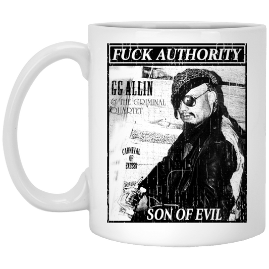 Fuck Authority Son Of Evil Mug