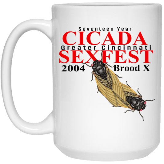 Seventeen Year Cicada Greater Cincinnati Sexfest 2004 Brood X Mug