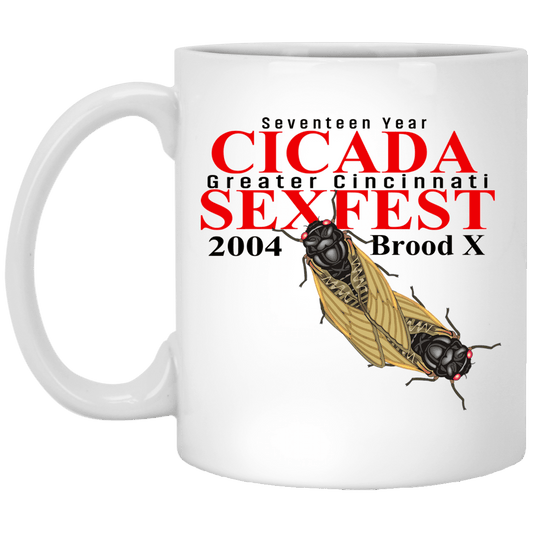 
	Seventeen Year Cicada Greater Cincinnati Sexfest 2004 Brood X Mug