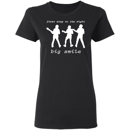 
	First Step To The Right Big Smile Vulfpeck Shirt, Hoodie, Tank