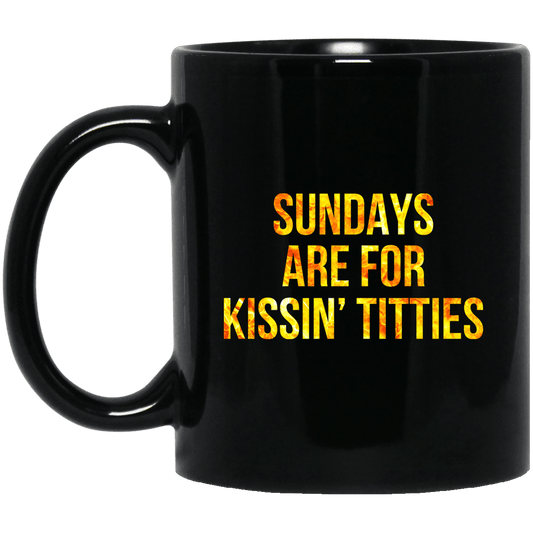 Sundays Are For Kissin’ Titties Mitch Trubisky Era Mug