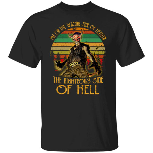 I’m On The Wrong Side Of Heaven The Righteous Side Of Hell Vintage Version Shirt, Hoodie, Tank