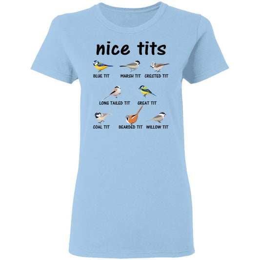 
	Nice Tits Blue Tit Marsh Tit Crested It Long Tailed It Great It Shirt, Hoodie, Tank