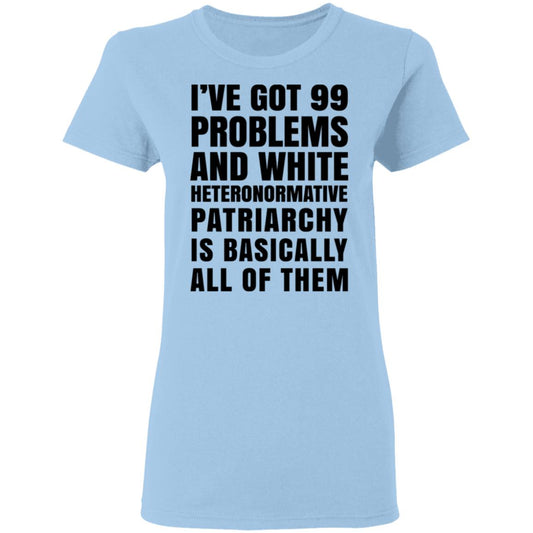 
	I’ve Got 99 Problems And White Heteronormative Patriarchy Is Basically All Of Them Shirt, Hoodie, Tank