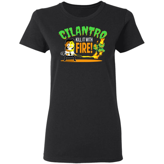 Cilantro Kill It With Fire Shirt, Hoodie, Tank