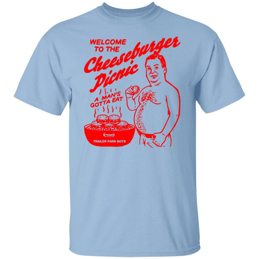 Welcome To The Cheeseburger Picnic A Man’s Gotta Eat Trailer Park Boys Shirt, Hoodie, Tank