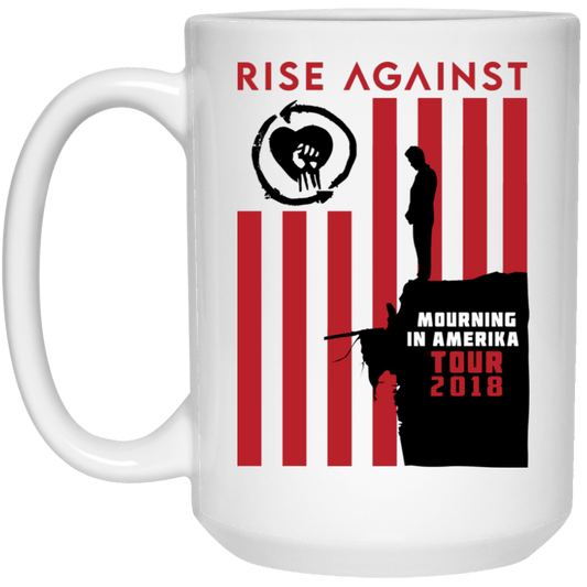 
	Rise Against Mourning In America Tour 2018 Mug