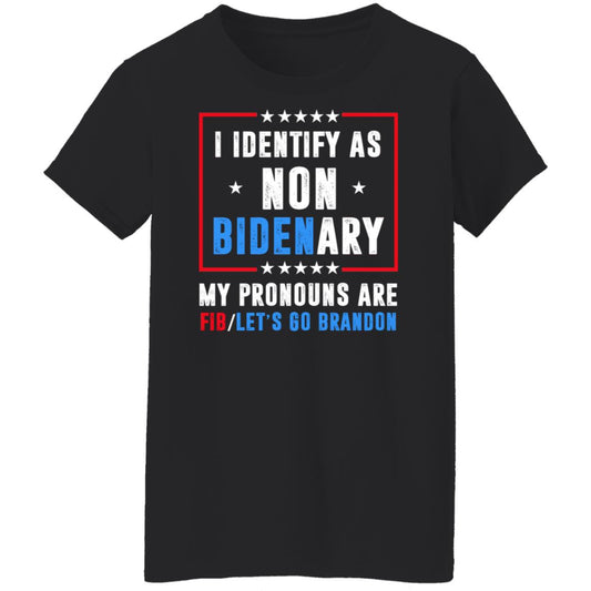 
	I Identify As Non Bidenary My Pronouns Are FIB Let’s Go Brandon Shirt, Hoodie, Tank