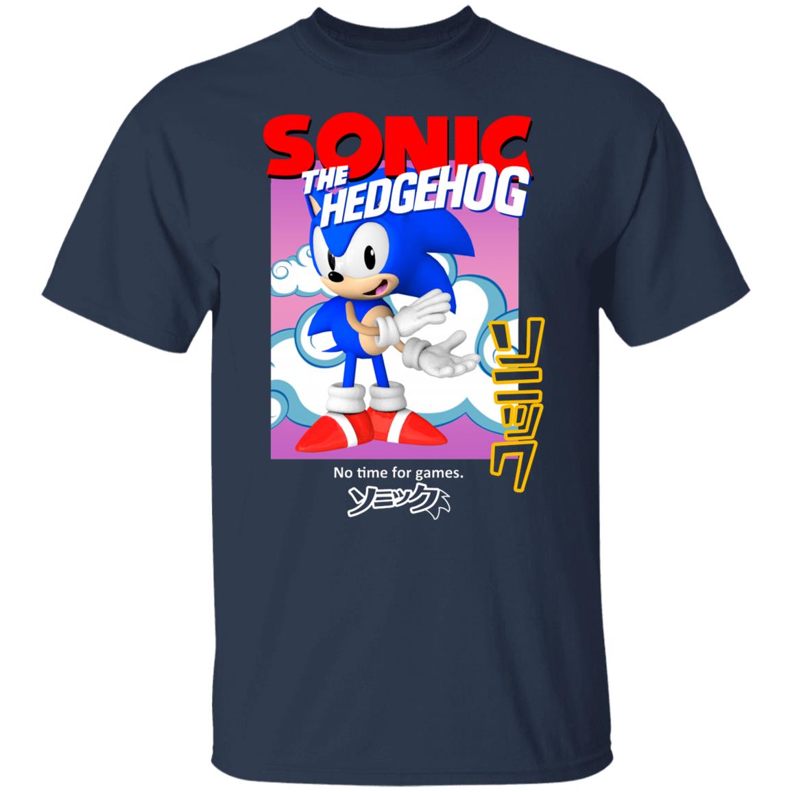 Sonic The Hedgehog No Time For Games Shirt, Hoodie, Tank