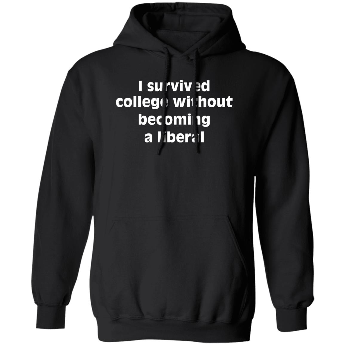 
	I Survived College Without Becoming A Liberal Shirt, Hoodie, Tank