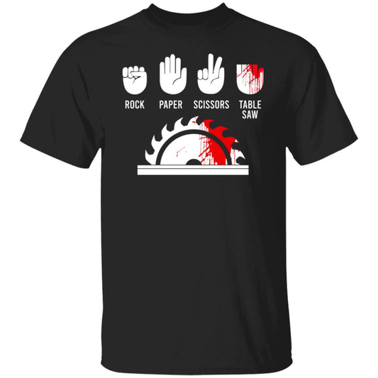 Rock Paper Scissors Table Saw Shirt, Hoodie, Tank