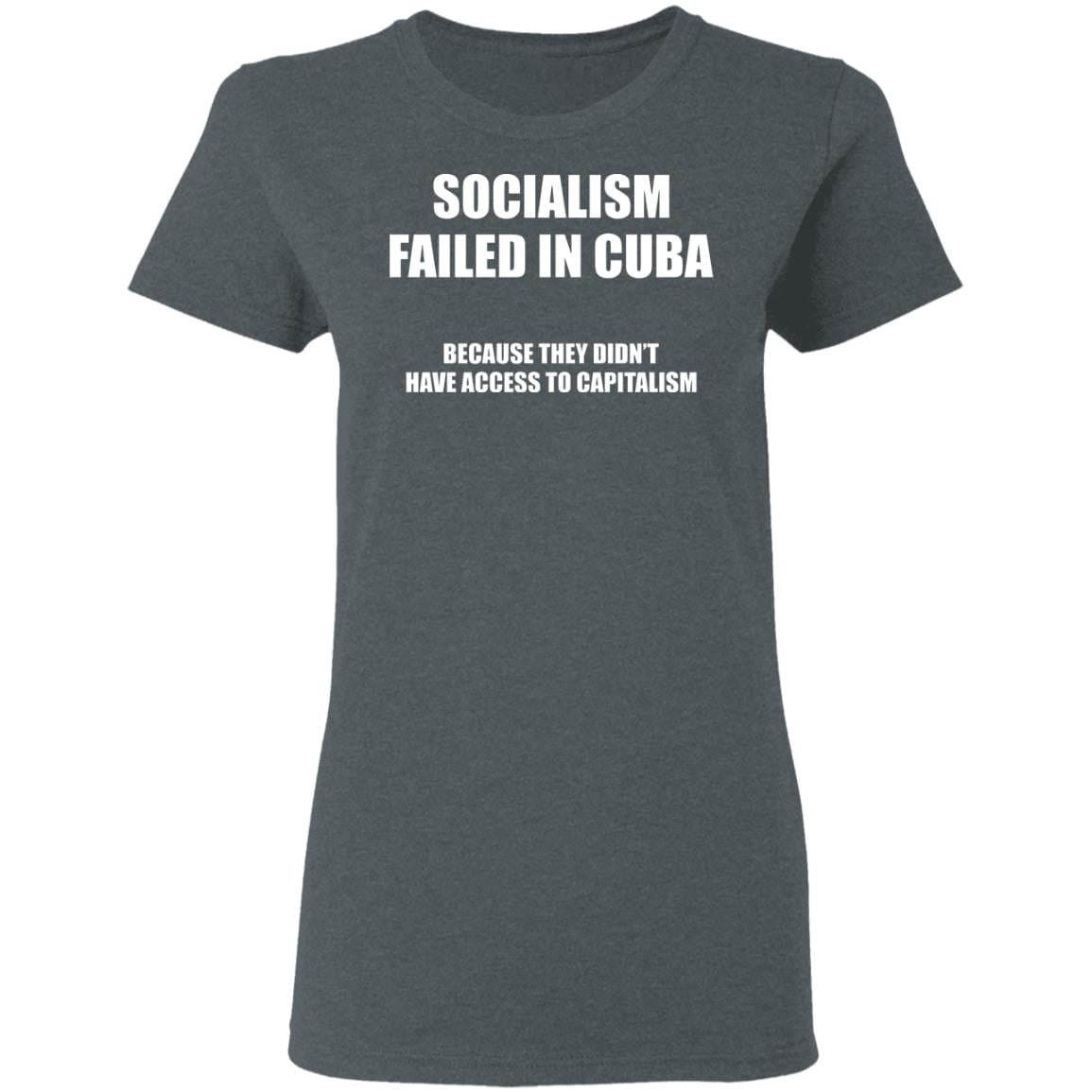Socialism Failed in Cuba Because They Don’t Have Access To Capitalism Shirt, Hoodie, Tank