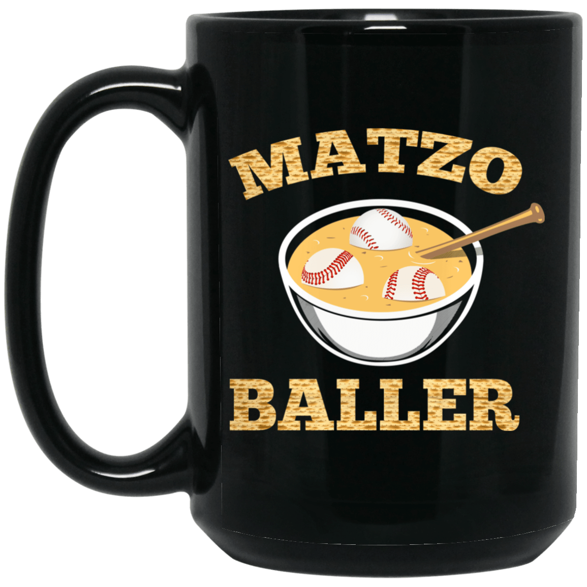 Matzo Baller Baseball Mug