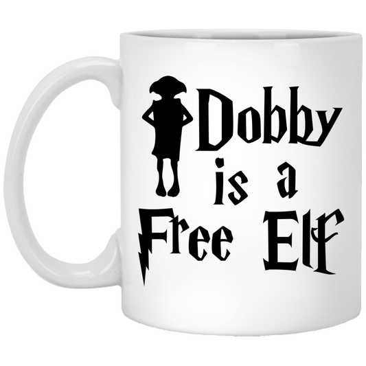 
	Dobby Is A Free Elf Harry Potter Mug