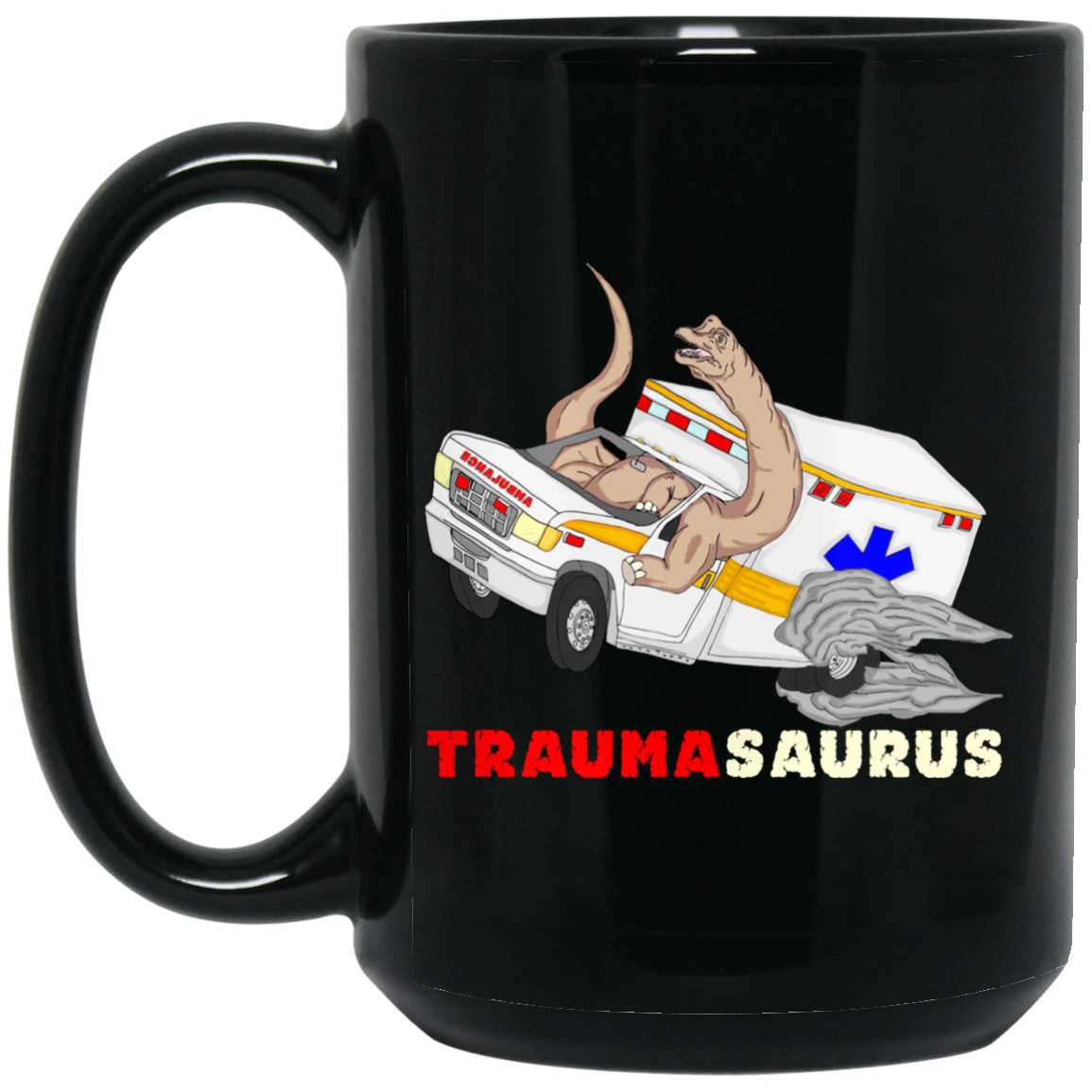 TraumaSaurus Mug