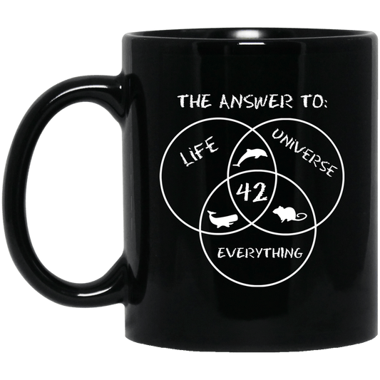 
	42 The Answer To Life Universe Everything Mug