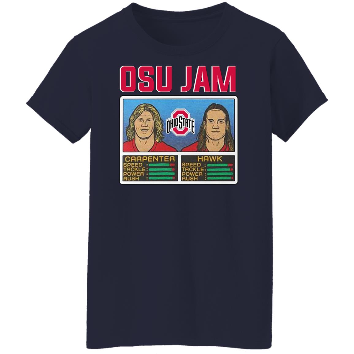 Osu Jam Ohio State Carpenter Hawk Shirt, Hoodie, Tank