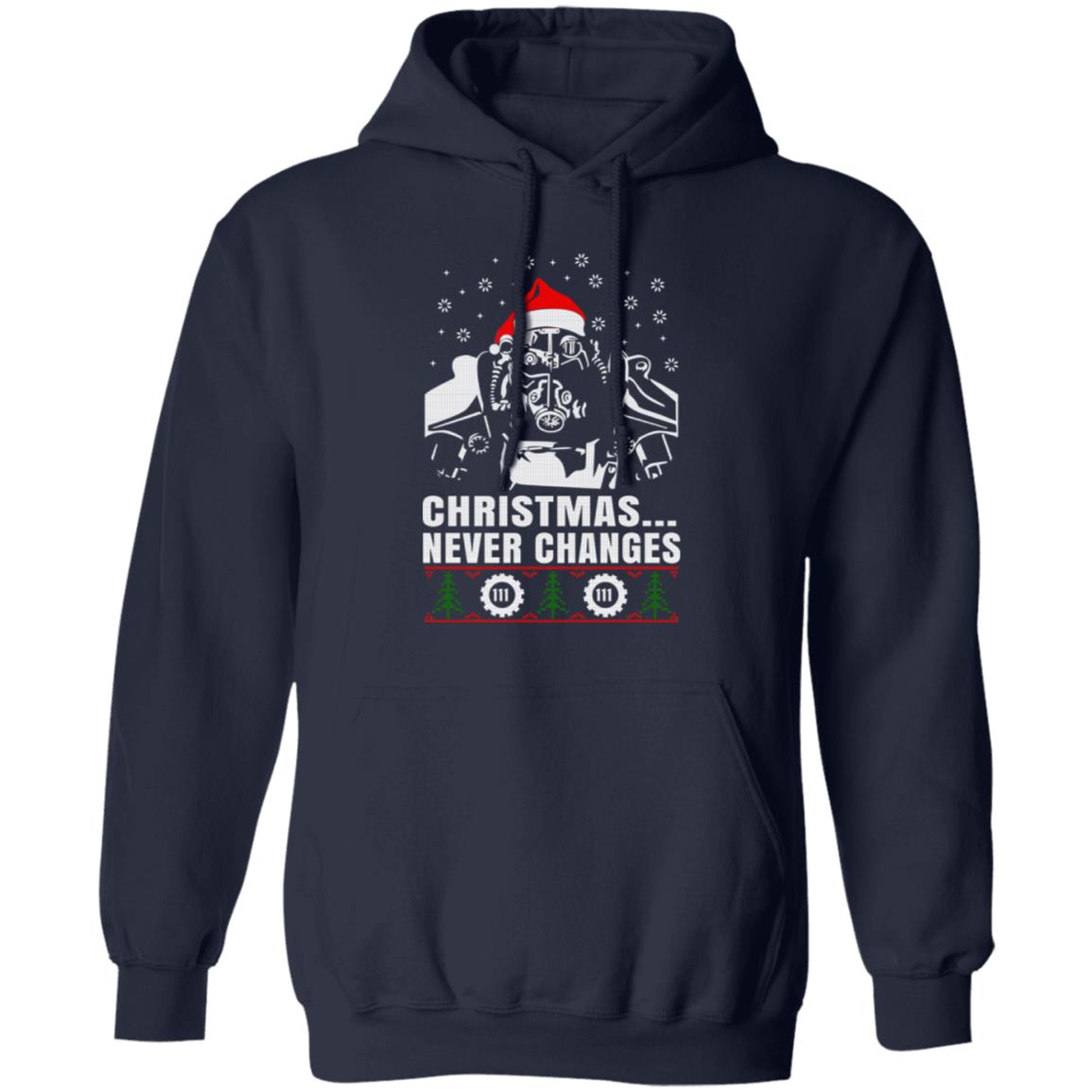 Fallout Power Armor Christmas Never Changes 111 Shirt, Hoodie, Tank