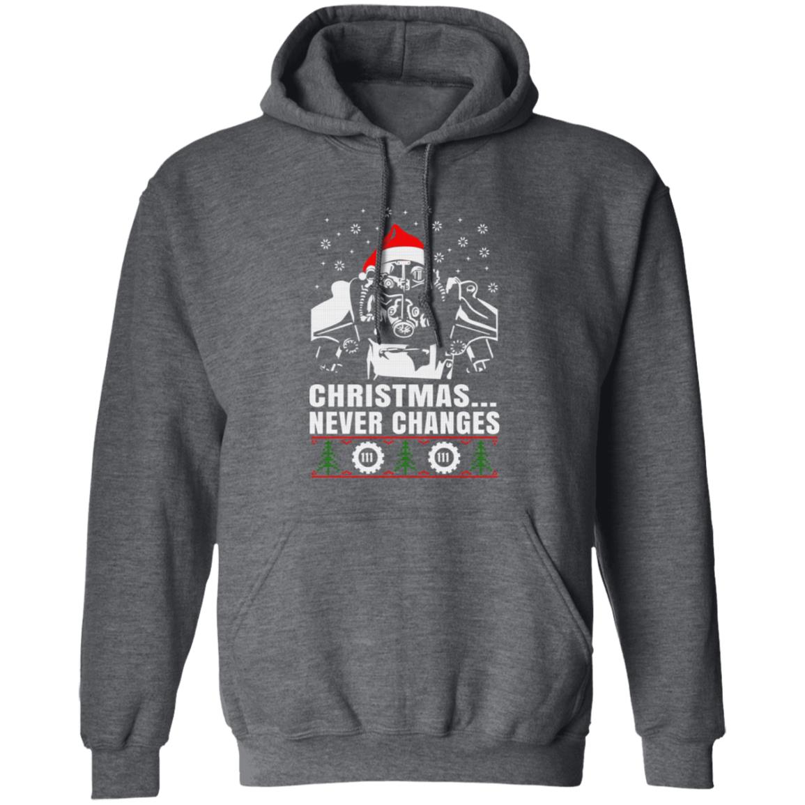 Fallout Power Armor Christmas Never Changes 111 Shirt, Hoodie, Tank