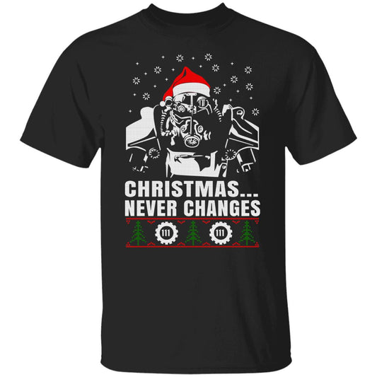 Fallout Power Armor Christmas Never Changes 111 Shirt, Hoodie, Tank