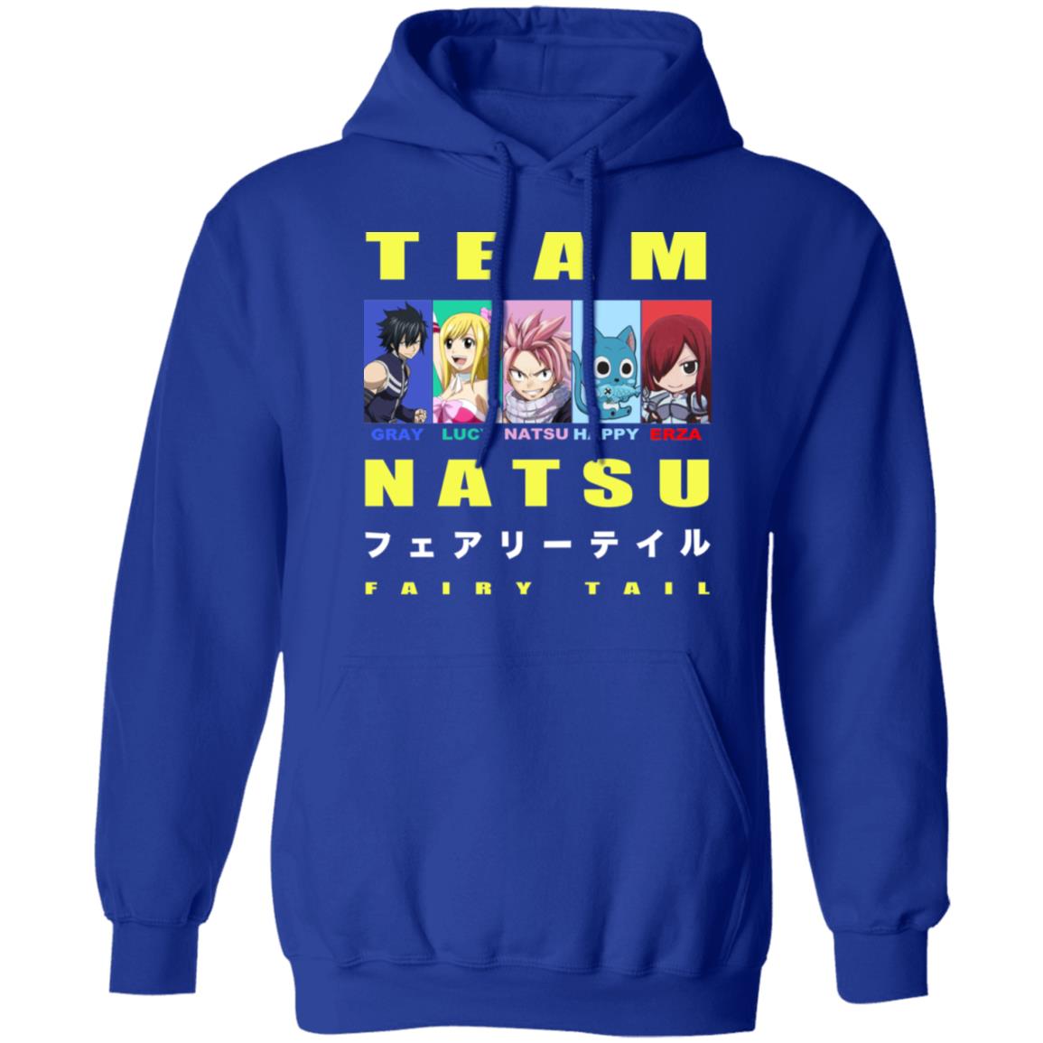 Team Natsu Fairy Tail Gray Lucy Natsu Happy Erza Shirt, Hoodie, Tank