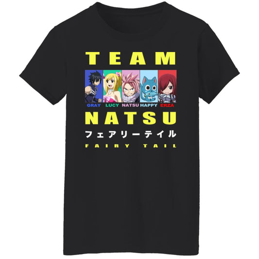 
	Team Natsu Fairy Tail Gray Lucy Natsu Happy Erza Shirt, Hoodie, Tank