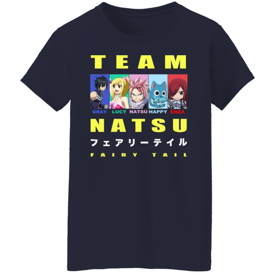 Team Natsu Fairy Tail Gray Lucy Natsu Happy Erza Shirt, Hoodie, Tank